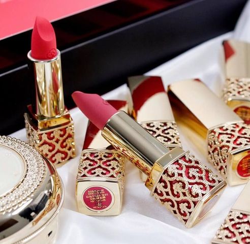 Son Lì Hoàng Cung The History of Whoo Velvet Lip Rouge - Bộ 8 Màu Hồng, Cam, Đỏ Dưỡng Ẩm Lâu Trôi, Đẹp Tự Nhiên