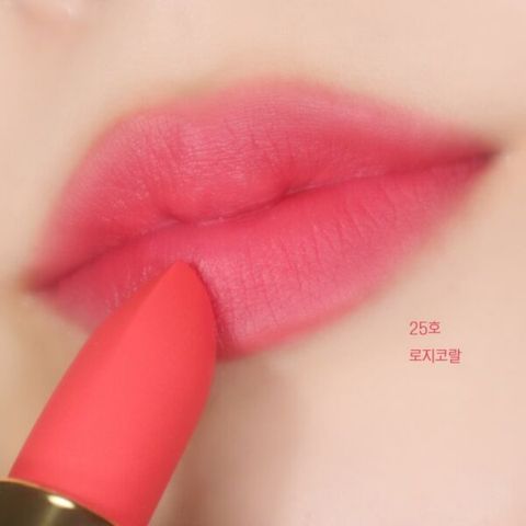 Son Lì Hoàng Cung The History of Whoo Velvet Lip Rouge - Bộ 8 Màu Hồng, Cam, Đỏ Dưỡng Ẩm Lâu Trôi, Đẹp Tự Nhiên