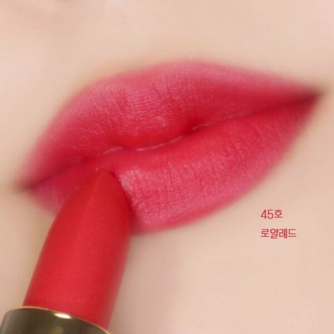 Son Lì Hoàng Cung The History of Whoo Velvet Lip Rouge - Bộ 8 Màu Hồng, Cam, Đỏ Dưỡng Ẩm Lâu Trôi, Đẹp Tự Nhiên
