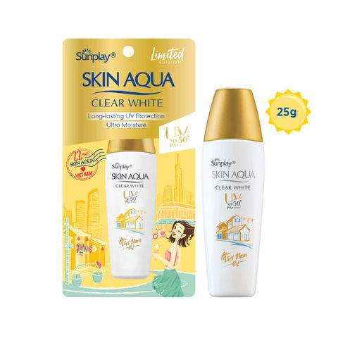 Kem Chống Nắng Sunplay Skin Aqua Clear White SPF50+ PA++++ - Dưỡng Sáng Da, Kiểm Soát Dầu Nhờn, Phù Hợp Mọi Loại Da