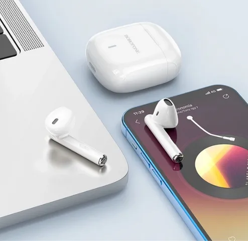 Tai Nghe Bluetooth Borofone BW07 - Âm Thanh Siêu Hay, Pin Khỏe 4 Giờ, Thiết Kế Nhỏ Gọn, Chất Liệu Cao Cấp