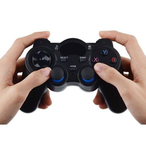 Tay cầm chơi game không dây USB 2.4G - Tương thích PC, Laptop, Android, PS3 - Điều khiển dễ dàng, chơi game mượt mà