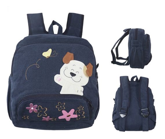 Balo Thú Cưng Vải Mộc Petshop DBG-853 - Thiết Kế Ngộ Nghĩnh Cho Bé Đi Học, Đi Chơi, Picnic