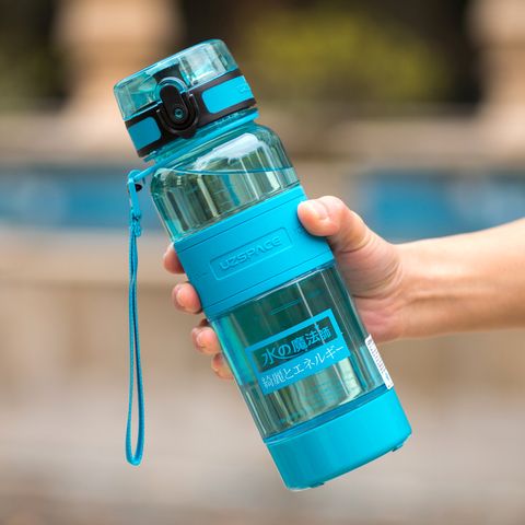 Bình Nước Thể Thao UZSPACE BN093 440ml - Chất Liệu Nhựa Tritan An Toàn, Chịu Nhiệt Từ -10 Đến 90 Độ, Thiết Kế Hiện Đại