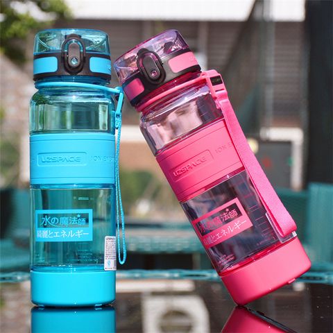 Bình Nước Thể Thao UZSPACE BN093 440ml - Chất Liệu Nhựa Tritan An Toàn, Chịu Nhiệt Từ -10 Đến 90 Độ, Thiết Kế Hiện Đại