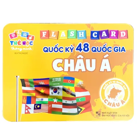 Bộ Thẻ Học Thông Minh Flash Card Quốc Kỳ 175 Quốc Gia - Phát Triển Tư Duy Cho Trẻ Em 2-6 Tuổi, Hình Ảnh Rõ Nét, Màu Sắc Sinh Động