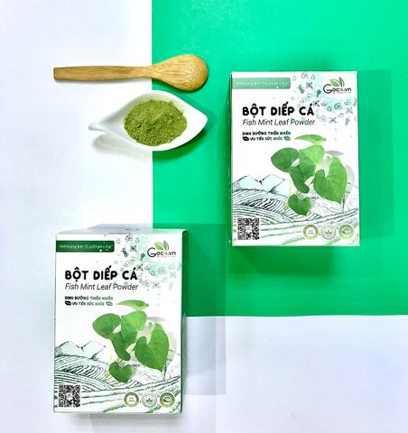 Bột Diếp Cá Nguyên Chất Goce - Hỗ Trợ Detox, Giải Độc, Mát Gan, Tốt Cho Tiêu Hóa, Đẹp Da - Hộp 72g Chất Lượng Cao