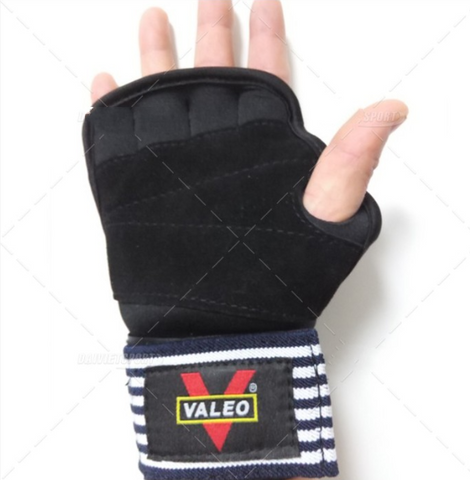 Găng tay tập gym Valeo 001 hỗ trợ bảo vệ lòng bàn tay
