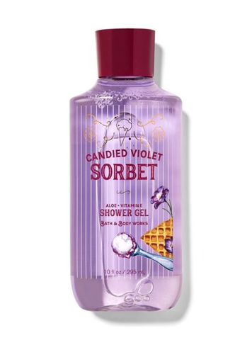 Gel tắm Bath & Body Works Candied Violet Sorbet