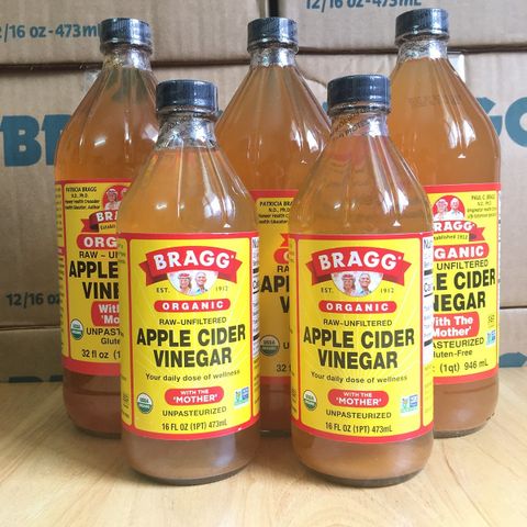 Giấm Táo Hữu Cơ Bragg Organic 473ml - Giấm Tự Nhiên Không Biến Đổi Gen, Hỗ Trợ Tiêu Hóa Và Miễn Dịch, Chứng Nhận Hữu Cơ USDA