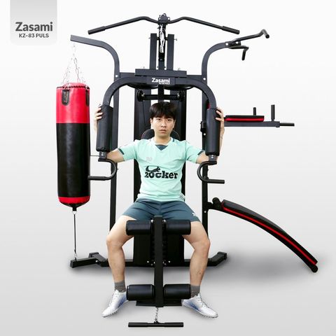 Giàn Tạ Đa Năng 3 Vị Trí Zasami KZ-83 - Thiết Bị Tập Gym Đẩy Ngực, Ép Ngực, Gập Bụng - Tăng Cường Sức Khỏe Tại Nhà