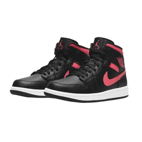 Giày thể thao Nike Wmns Air Jordan 1 Mid Siren Red BQ6472-004 màu đen