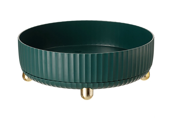 Khay Đựng Đồ Xoay 360 Độ Đa Năng - Khay Nhựa ABS Đựng Mỹ Phẩm, Gia Vị, Hoa Quả - Tiện Lợi và Dễ Dàng Vệ Sinh