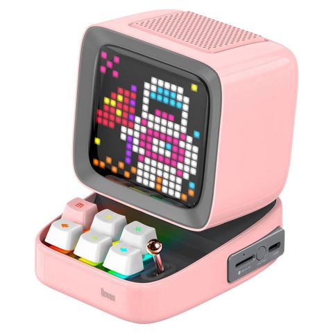 Loa Bluetooth Divoom DiToo-Plus 10W - Thiết kế Retro Hoài Cổ, Âm Thanh Chất Lượng, Kết Nối Bluetooth 5.0, Màn Hình LED Đa Sắc