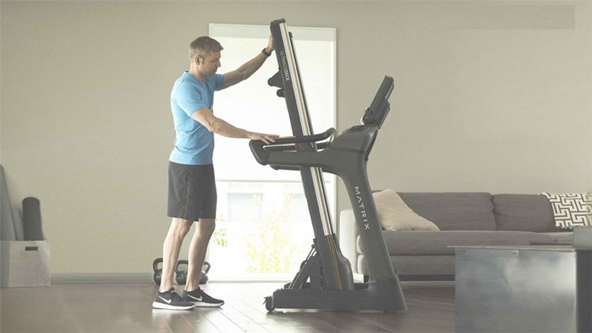 Máy chạy bộ điện DX19 USA Fitness - Chương trình tập luyện đa dạng, gấp gọn tiện lợi cho gia đình, màn hình LCD hiển thị thông số rõ nét