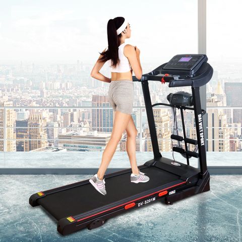 Máy Chạy Bộ Điện Đại Việt DV-S201M - Thiết Bị Tập Thể Dục Tại Nhà, Độ Nghiêng Tự Động, 15 Chương Trình Tập, Tải Trọng 120kg