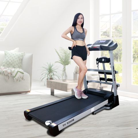Máy Chạy Bộ Điện Đại Việt DV-S202M 2.5 HP - Treadmill Đa Chức Năng Tập Luyện Hiệu Quả Tại Nhà, Hỗ Trợ Giảm Cân và Thân Hình Đẹp