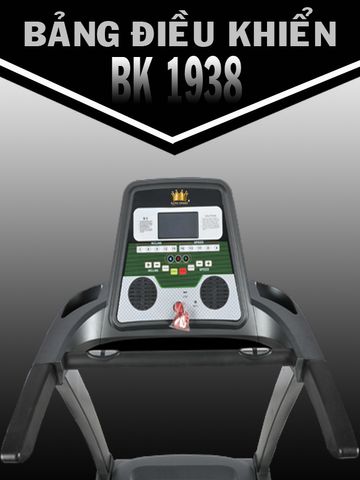 Máy Chạy Bộ Điện KingSport BK-1938 3.5HP - Khung Thép Chịu Lực, Chương Trình Tập Thông Minh, Hỗ Trợ Kết Nối Mp3, Tải Trọng Tối Đa 160kg
