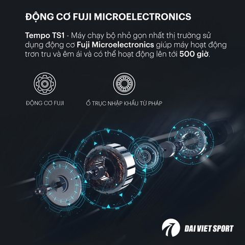 Máy Chạy Bộ Điện Tempo TS1 - Nâng Cao Sức Khỏe Tại Nhà, Thiết Kế Gọn Nhẹ, Tốc Độ 1-12 km/h, Thích Hợp Cho Mọi Không Gian Tập Luyện