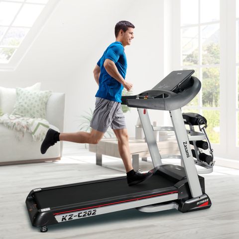 Máy Chạy Bộ Điện Zasami KZ-C202 Đa Năng Gập Gọn - Chạy Tại Nhà, Tập Luyện Hiệu Quả, Vận Tốc Tối Đa 20km/h, Nâng Dốc Tự Động 15%