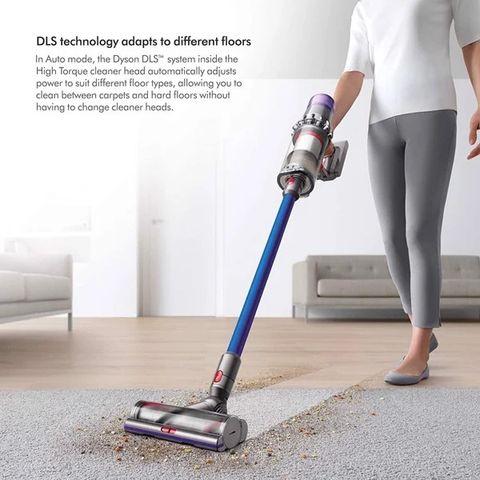 Máy Hút Bụi Cầm Tay Không Dây Dyson V11 Torque Drive - Lực Hút 185 AW, Thời Gian Pin 60 Phút, Màn Hình LCD, Đầu Hút Đa Năng