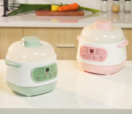 Nồi Nấu Cháo Chậm Seka GT68 - Chưng Yến Cách Thủy Tiện Lợi, Dung Tích 1L, Thiết Kế Sang Trọng, Công Suất 200W, Bảo Hành 12 Tháng