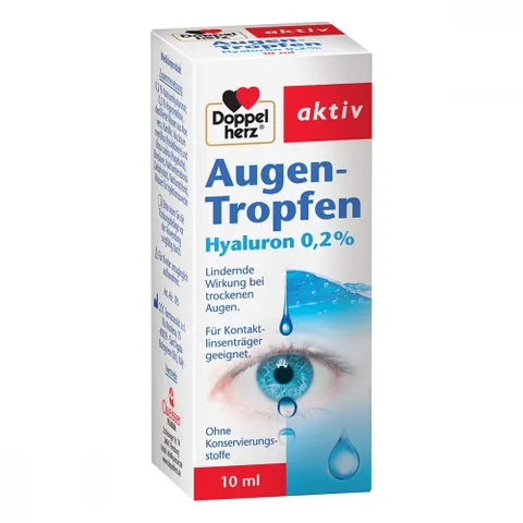 Nước nhỏ mắt Doppelherz Augen Tropfen Hyaluron 0,2%