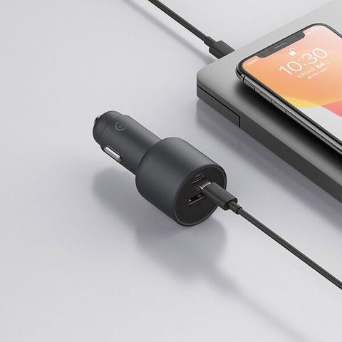 Tẩu Sạc Nhanh Ô Tô 100W Xiaomi CC07ZM (1A1C) - Sạc 2 Thiết Bị Cùng Lúc, Tính Năng Bảo Vệ Thông Minh, Thiết Kế Nhỏ Gọn