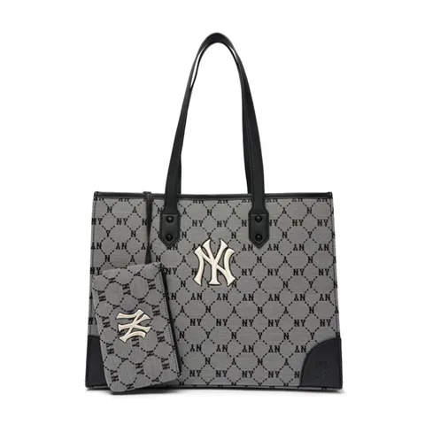Túi xách MLB Monogram Diamond Jacquard Shopper Bag 3AORL021N-50GRS