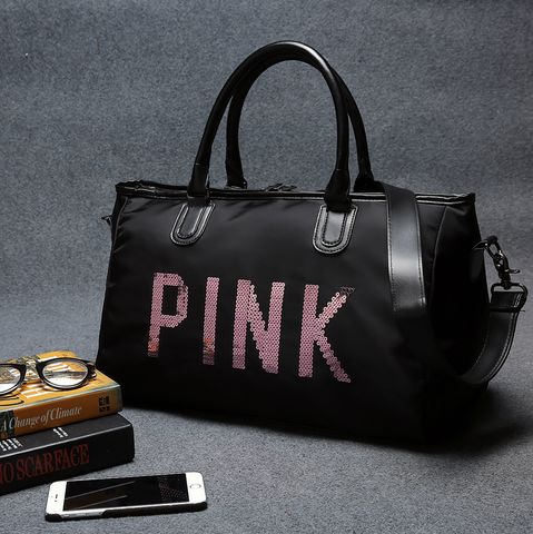 Túi Xách Thể Thao Du Lịch Pink - Chất Liệu Chống Thấm Nước, Dung Tích 35L, Phong Cách Sport Thời Trang, Tiện Dụng Cho Tập Gym Và Du Lịch