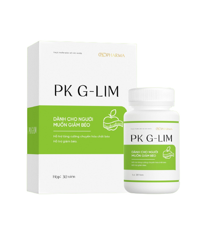 Viên Uống Giảm Cân PK G-LIM - Hỗ Trợ Giảm Mỡ Thừa An Toàn, Không Mệt Mỏi, Lành Tính, Hộp 30 Viên