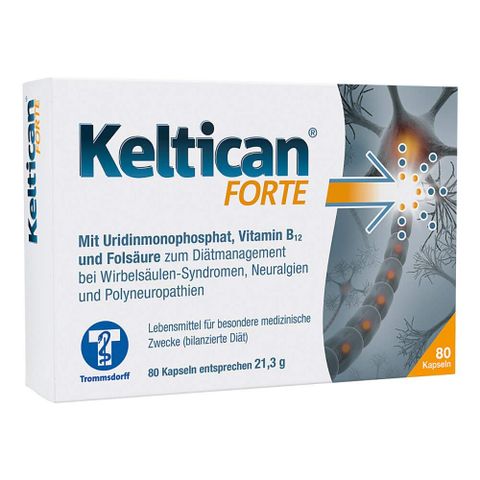 Viên uống Keltican Forte - Hỗ trợ cải thiện thoái hóa cột sống, đau nhức dây thần kinh - 80 viên bổ trợ xương khớp