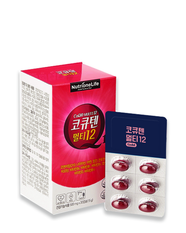 Viên uống NutrioneLife Coenzyme Q10 - Hỗ trợ sức khỏe tim mạch, làm đẹp da, 30 viên/ngày, bổ sung vitamin và khoáng chất thiết yếu.