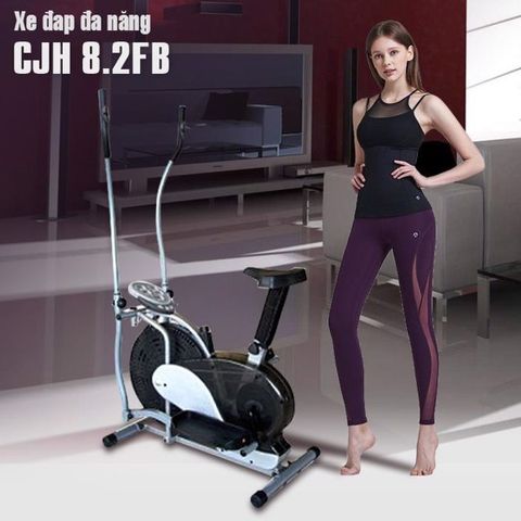 Xe Đạp Tập Đa Năng CJH 8.2FB - Khung Thép Siêu Bền, 8 Mức Kháng Lực, Hỗ Trợ Tập Luyện Tại Nhà Cho Mọi Đối Tượng