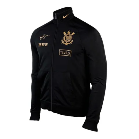 Áo khoác Nike Corinthians Lute Jacket 'Black/Gold' AR4218-010