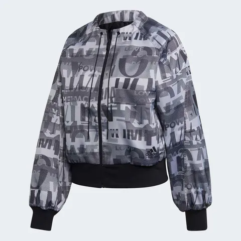 Áo Khoác Nữ Adidas Iteration Cover Up Jacket GD1736 Gray