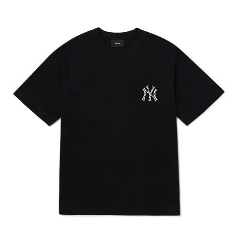 Áo phông MLB Monogram Clipping Back Logo New York Yankees 3ATSM0224-50BKS