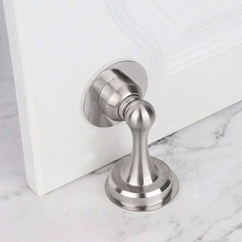 Bộ Chặn Cửa Inox 304 HOBBY Home Decor CC1 - Chất Liệu Bền, Dán Gạch Men, Kèm Keo 3M và Đinh Ốc - Giải Pháp Tiện Lợi Giữ Cửa Cố Định