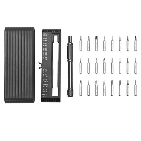 Bộ Tua Vít Đa Năng Deli 25 Chi Tiết DL240025B - Dụng Cụ Sửa Chữa Tiện Lợi Cho Mọi Gia Đình, Đầu Vít Từ Tính, Thiết Kế Nhỏ Gọn