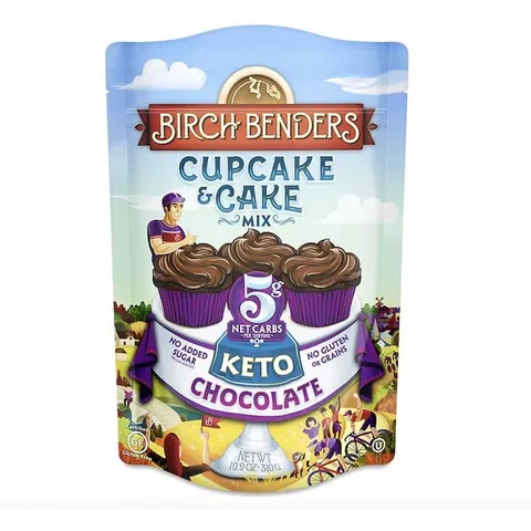 Bột bánh Cupcake & Cake Birch Benders Keto Mix