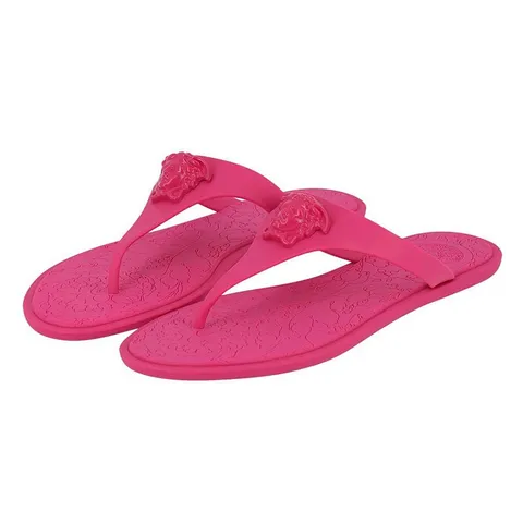 Dép Xỏ Ngón Versace Flat Sandals Pink Women DSR257CS