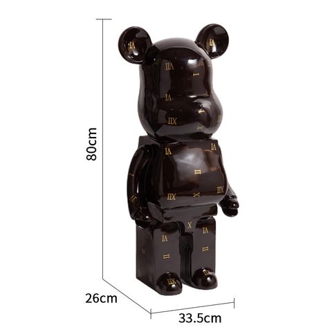 Gấu Bearbrick LV 80cm Màu Nâu DBCP283 - Đồ Chơi Sưu Tập Biểu Tượng, Thiết Kế Độc Đáo, Chất Liệu Composite