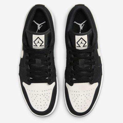 Giày Nike Air Jordan 1 Low Diamond Boyz 2022 - Giày thể thao nam nữ, thiết kế trẻ trung, chất liệu da cao cấp, đen-trắng, thời trang năng động