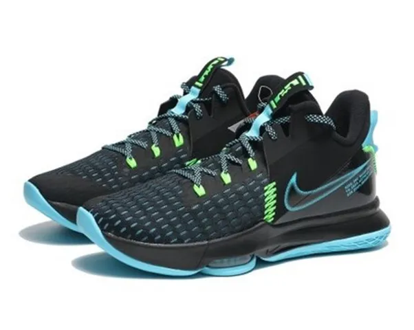 Giày Nike Lebron Witness 5 Ep 'Black Light Blue Fury' CQ9381-004