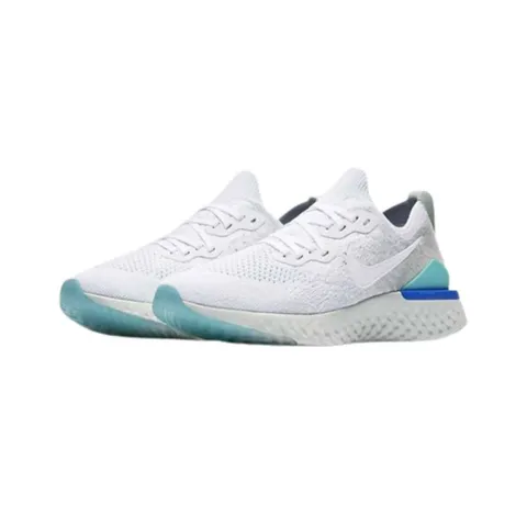 Giày thể thao Nike Epic React Flyknit 2 màu trắng xanh