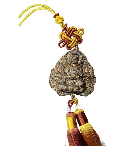Khánh Treo Xe Ô Tô Phật Trầm Hương Mang May Mắn & Bình An - Vật Phẩm Phong Thủy TUDO Tự Nhiên, Bền Đẹp