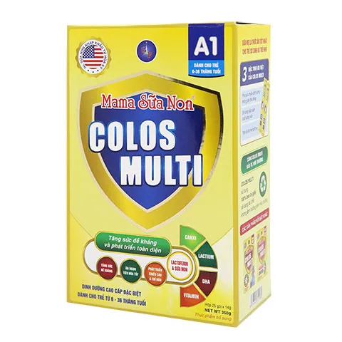 Mama sữa non Colos Multi A1 hỗ trợ tăng cường hấp thu cho bé