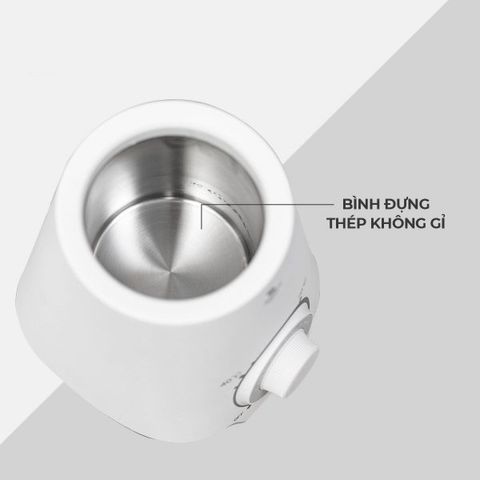 Máy Hâm Sữa Moaz Bébé MB-039 - Thiết Bị Đa Năng Chỉnh Nhiệt Độ, Nhỏ Gọn & Tiện Lợi Cho Mẹ & Bé - Bảo Hành 12 Tháng