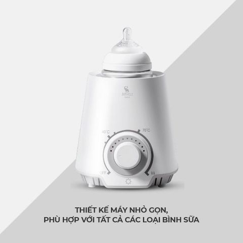Máy Hâm Sữa Moaz Bébé MB-039 - Thiết Bị Đa Năng Chỉnh Nhiệt Độ, Nhỏ Gọn & Tiện Lợi Cho Mẹ & Bé - Bảo Hành 12 Tháng