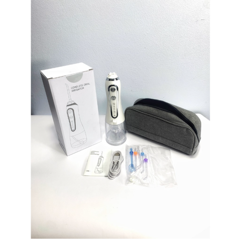 Máy tăm nước cầm tay H2ofloss HF6P phiên bản mới - Thiết bị chăm sóc răng miệng với 5 chế độ áp lực, chống nước IPX7, pin 2500mAh